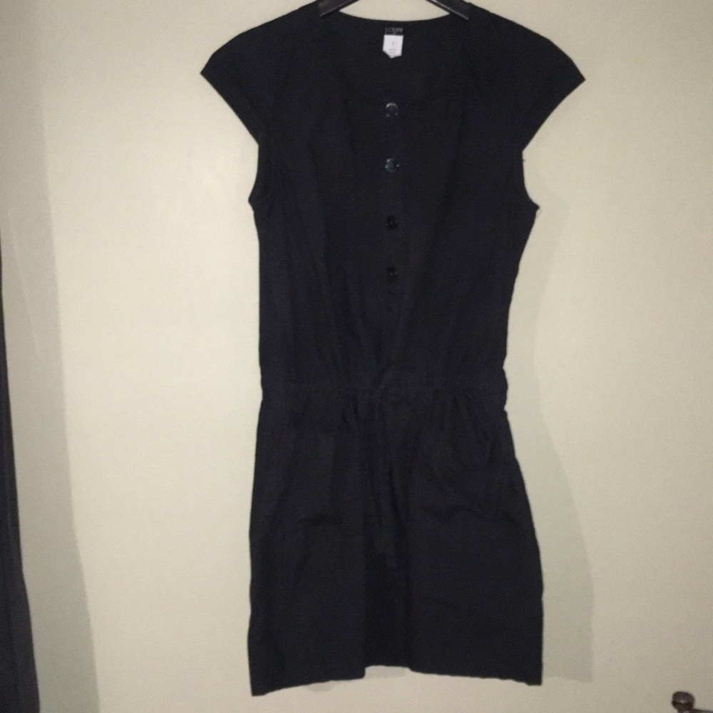 JCREW Women’s Gray Small Cotton Dress Sleeveless